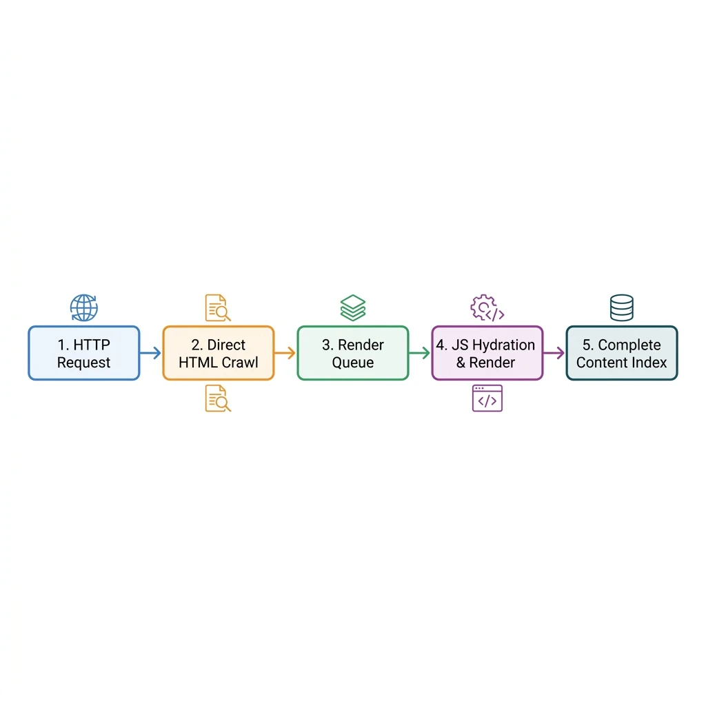 Google's two-stage search indexing timeline